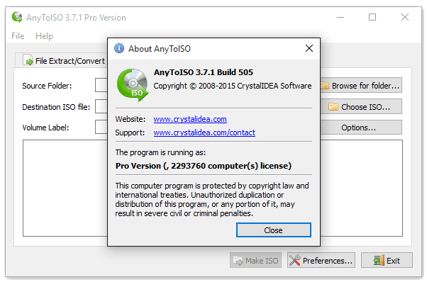 AnyToISO Professional Crack 3.9.6 Build 670 with Versions 2022